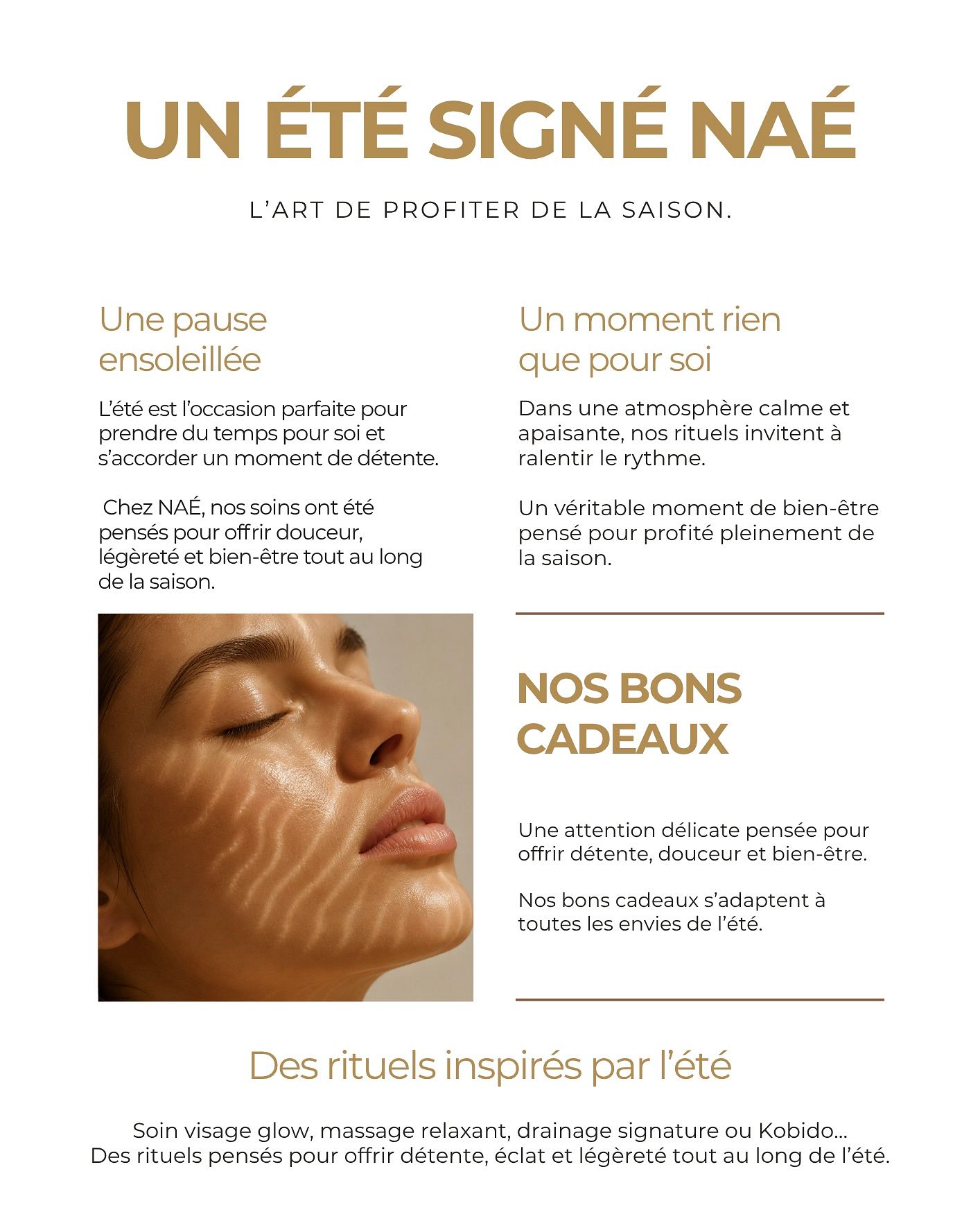 L'été chez NAÉ : prenez un moment pour vous